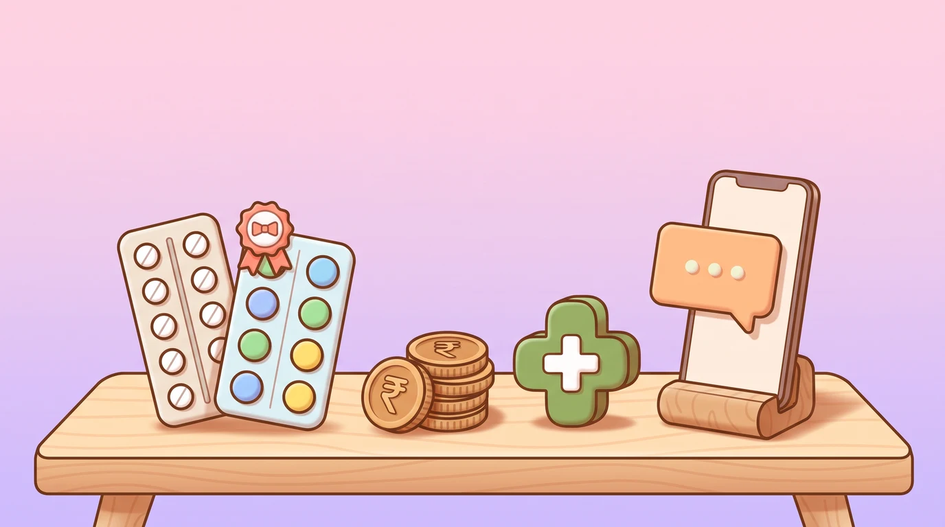 Generic vs Branded Medicines in India: What's Actually Different — illustration