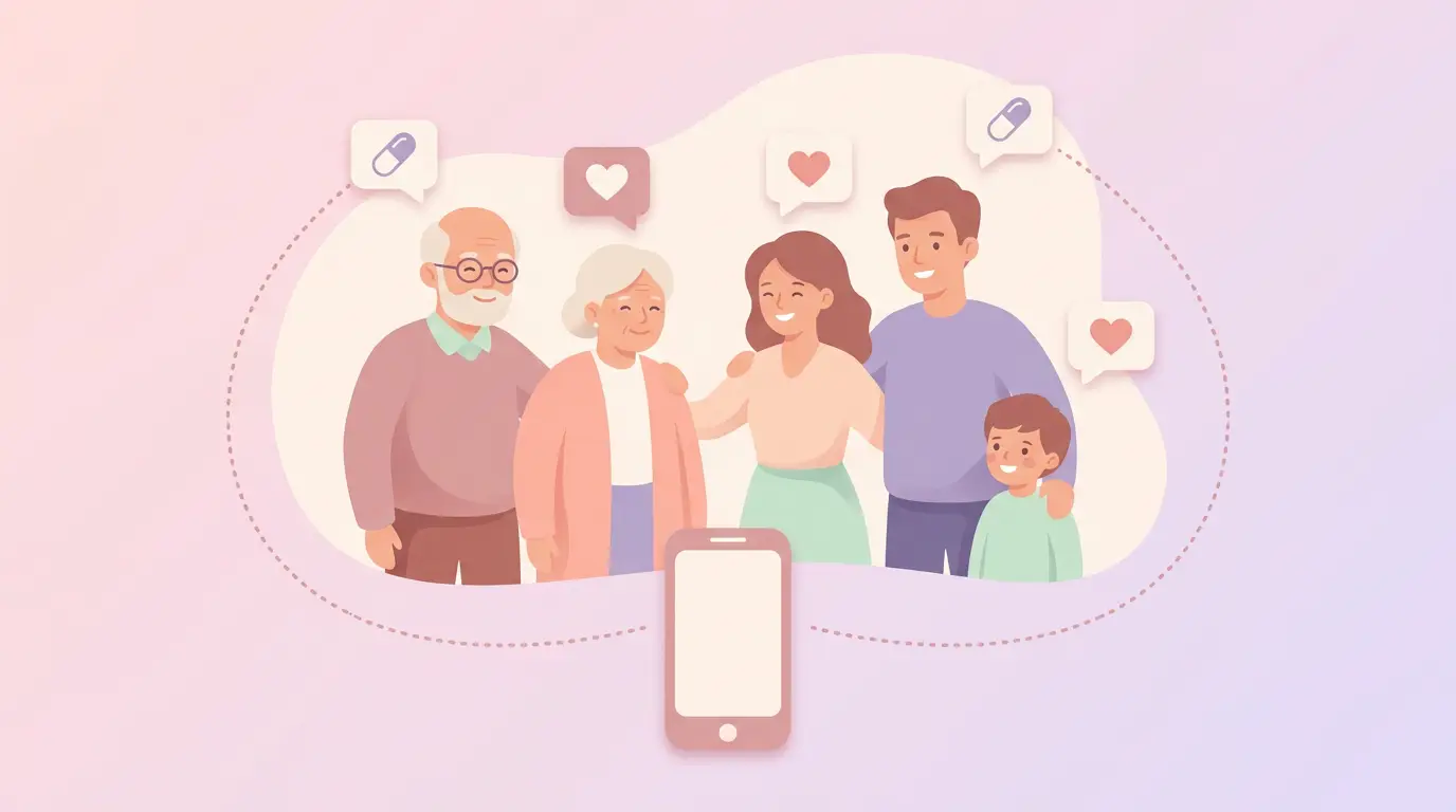 Medication Reminders for the Whole Family — illustration