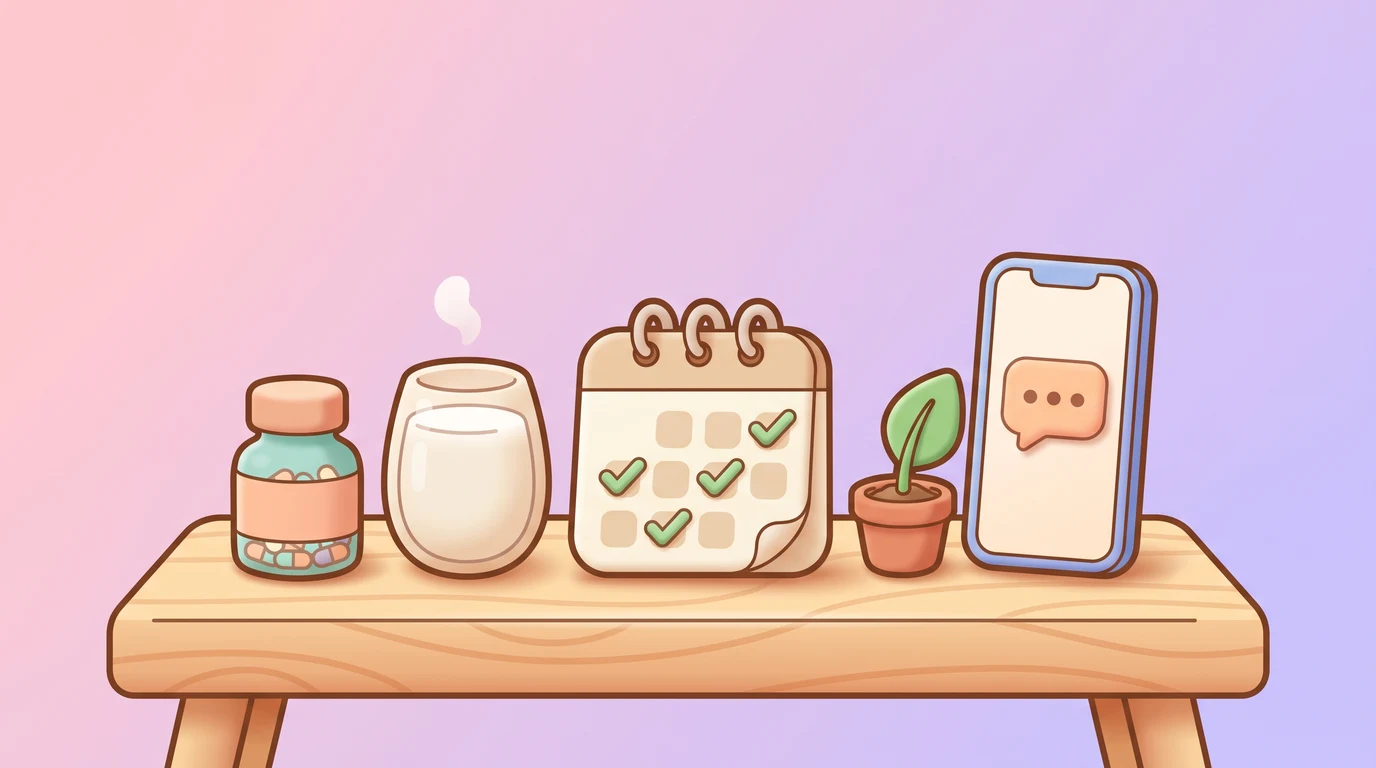 Prenatal Vitamins and Pregnancy Medication: A Reminder Guide for Expecting Mothers — illustration